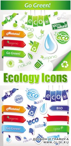 Ecology Icons Vector 3