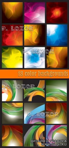 18 color backgrounds
