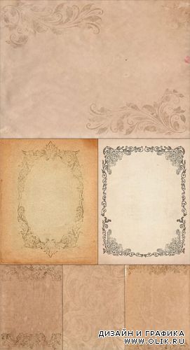 Antique ornamental paper