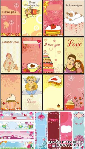 Love cards and banners
