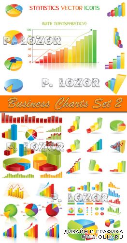 Business Charts Set