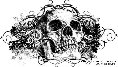Grunge skull | Череп гранж