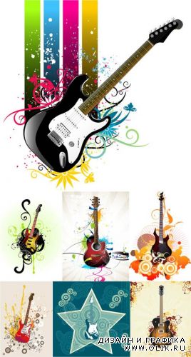 Guitars Vector Collection