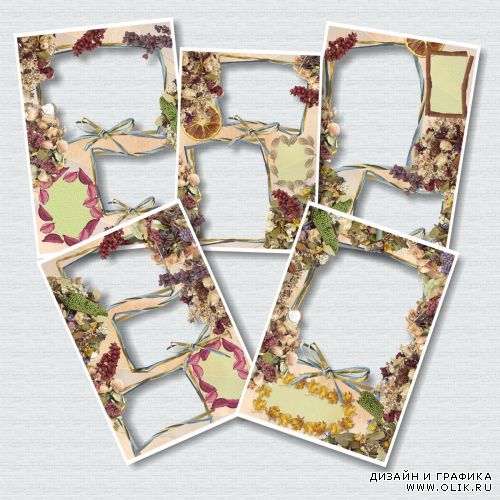 Scrap Quick Pages - Fall Memories Photo Frame Set 3