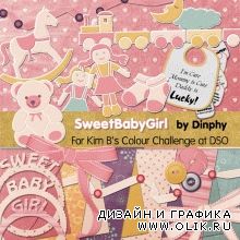 Scrap Kit  Sweet Baby Girl