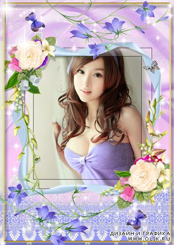 3 рамочки для фото Цветочная фантазия