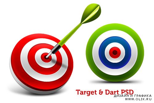 PSD Template - Target & Dart