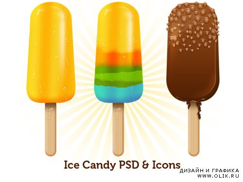 PSD Template - Ice candy