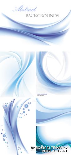 Blue Abstract Backgrounds Vector 2