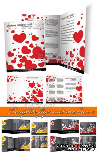 Template flyer and brochure 3