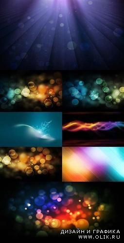 Varicoloured abstract backgrounds