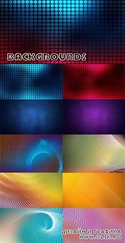 Varicoloured abstract backgrounds - 2