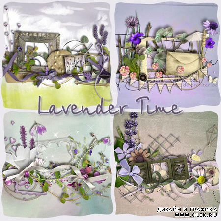 Scrap Kit Lavender Time