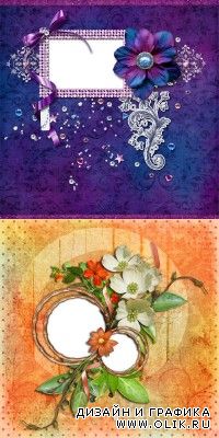 2 Bright spring scrap-pages