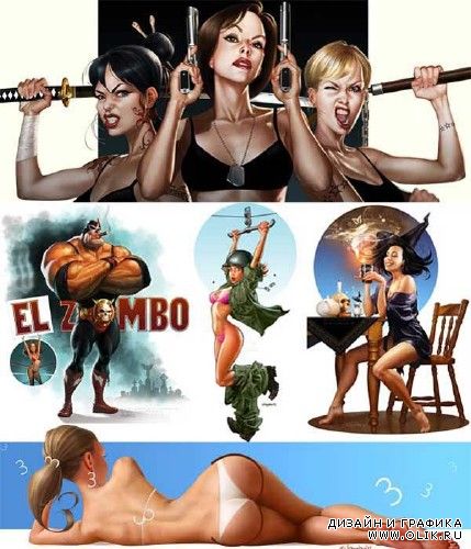 Креативные иллюстрации от художника Лупидэйв (Loopydave)