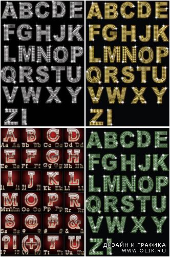 Vector Cliparts - Alphabet