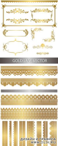 Gold lase vector