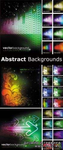 Abstract Color Backgrounds Vector 2