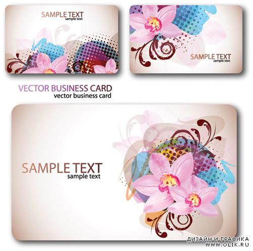 Colorful Cards Vector