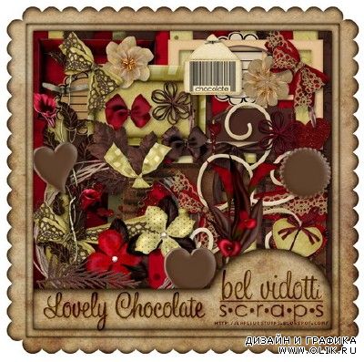 Скрап-набор - Прекрасный шоколад / Scrap kit - Lovely Chocolate