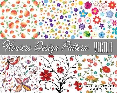 Vectors - Flowers Design Pattern