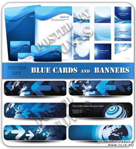 Blue Cards and Banners
