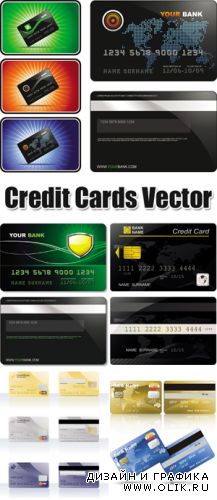 Credit Cards Vector