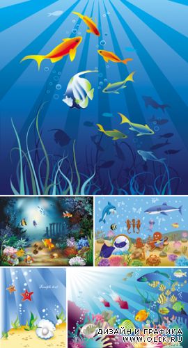 Underwater World Vector | Подводный мир в векторе