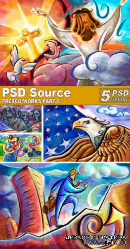 PSD Illustrations - Fresco works 6