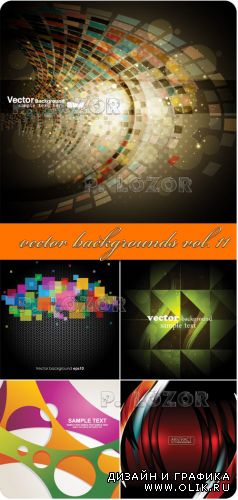 Set of vector backgrounds vol.11