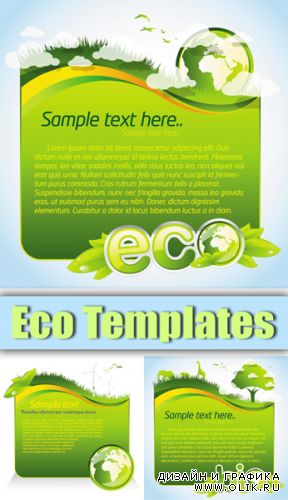 Eco Templates Vector