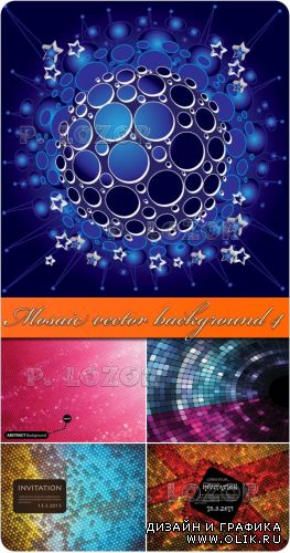 Mosaic vector background 4