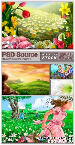 PSD Source - Happy Family (PART 1)