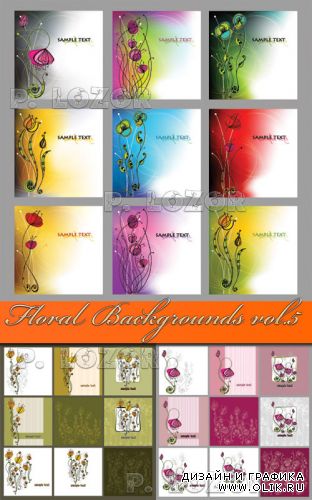 Floral Backgrounds vol.5