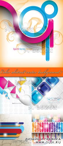 Color abstract vector background 7