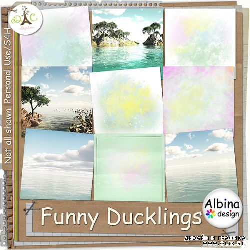 Скрап набор "Funny Ducklings"