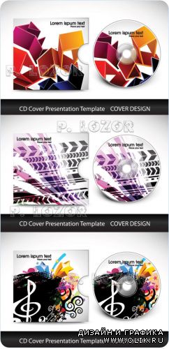 CD cover template vol.9