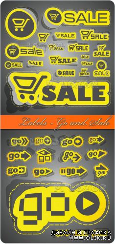Labels - Go and Sale