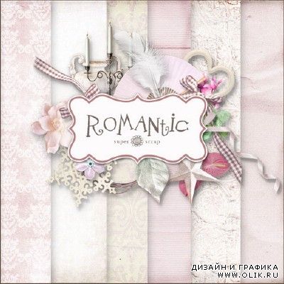 Скрап-набор - Романтический / Scrap kit - Romantic
