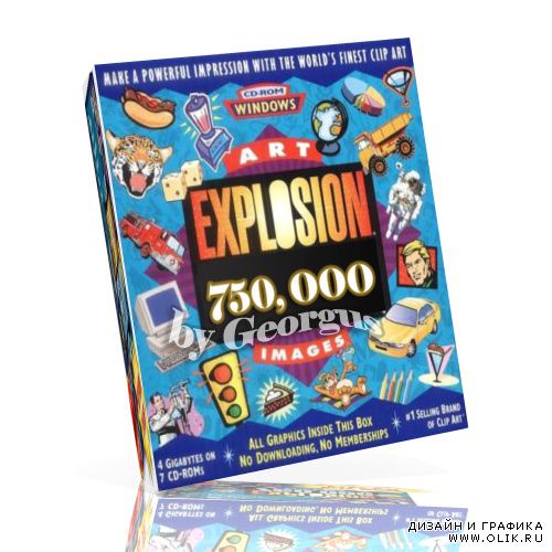 Art Explosion 750,000 MAC 1|2 CD