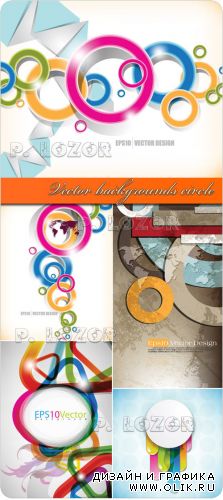Vector backgrounds circle