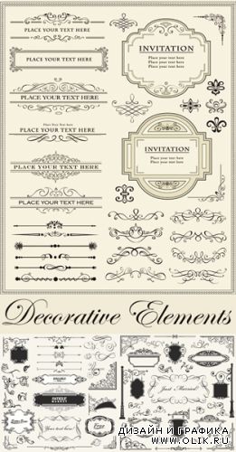 Decorative Design Elements Vector 2