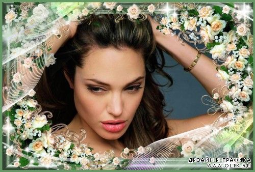Фоторамка - Розы для Джоли