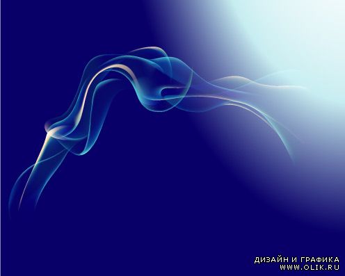 Colorful Dream Smoke vector elements