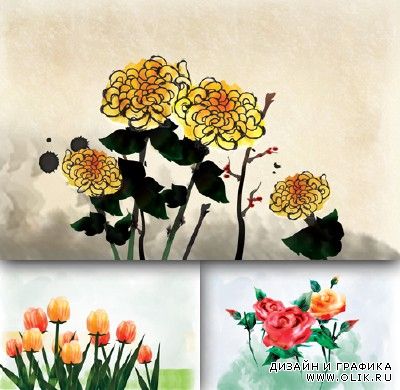 Sources - Painted Flowers