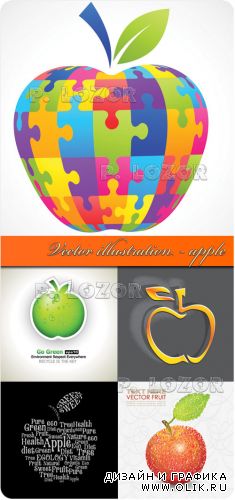 Vector illustration - apple
