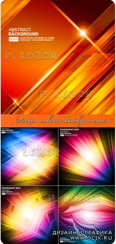 Vector colored backgrounds 7