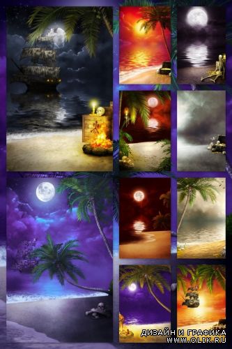 Backgrounds Pirate Beaches