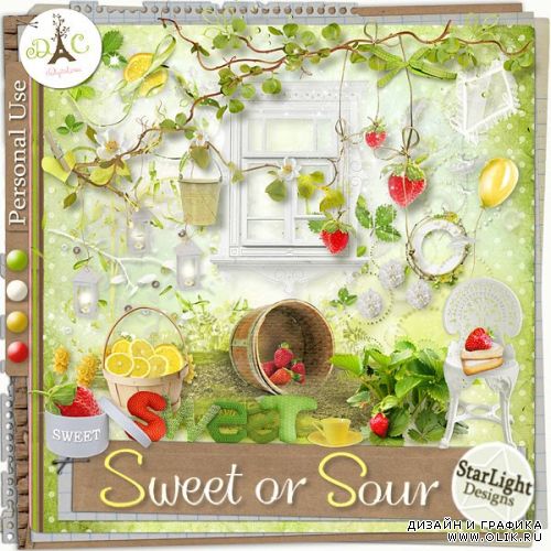 Скрап-набор Sweet or sour