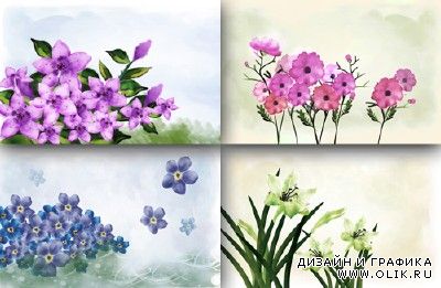 Flower backgrounds pack 6
